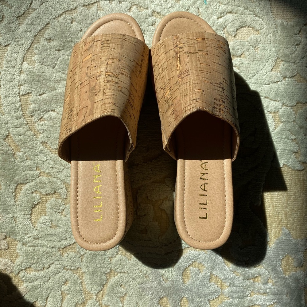 CORK WEDGES size 5.5